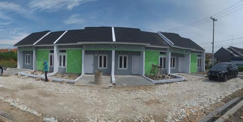 foto tampak rumah tipe 36/72 perumahan taman banjarwangunan 3