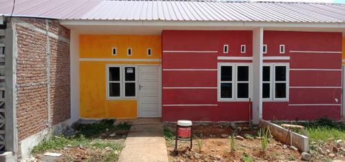 foto tampak rumah tipe 36-3 perumahan JE'NETALLASA RESIDENCE