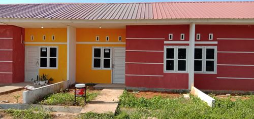 foto tampak rumah tipe 36 perumahan JE'NETALLASA RESIDENCE