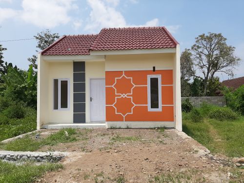 foto tampak rumah tipe 30/66 perumahan GLAMOUR PARK