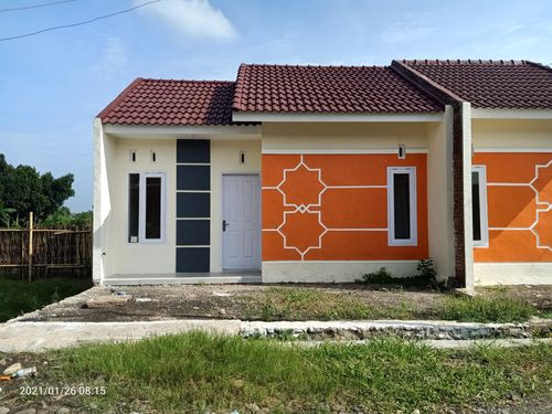 foto tampak rumah tipe 30/66 perumahan De Tanjung Raya Residence
