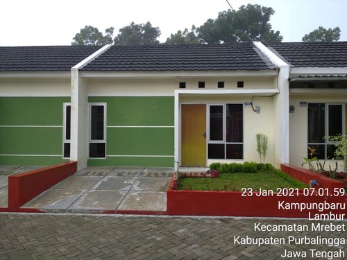 foto tampak rumah tipe 32/60 perumahan BALE LAMBUR