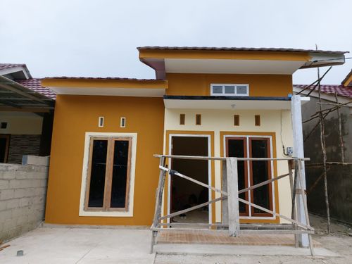 foto tampak rumah tipe 36 perumahan D'QYARA