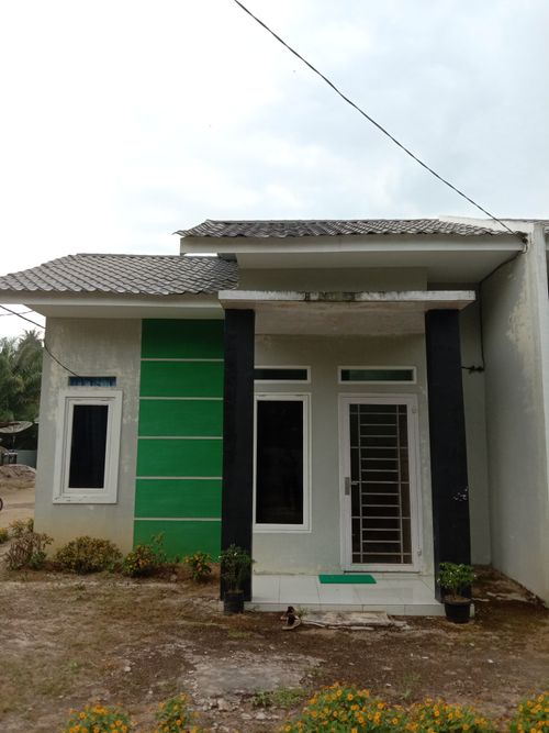 foto tampak rumah tipe 36/98 perumahan MULIA RESIDANCE AEK LOBA