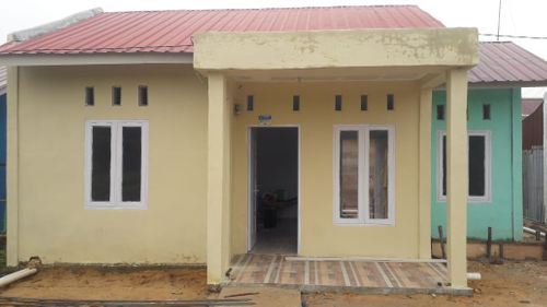 foto tampak rumah tipe Subsidi perumahan VILLA INDAH PELALAWAN