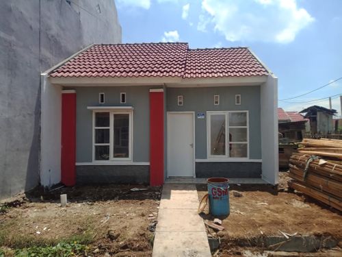 foto tampak rumah tipe 29/60 perumahan Perum griya sinar mas