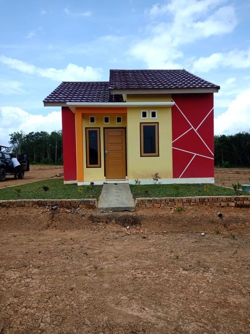foto tampak rumah tipe 36 perumahan Bukit Rahma residence 2 