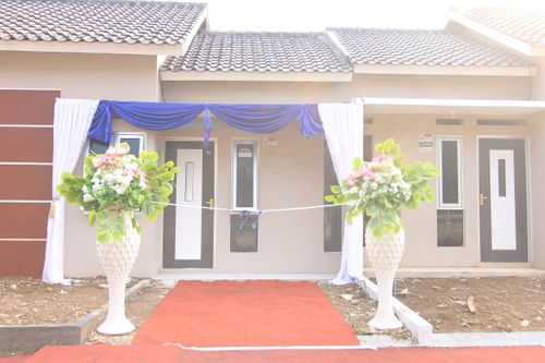 foto tampak rumah tipe 36/72 perumahan PERUMAHAN BUKIT SANTIKA BARU