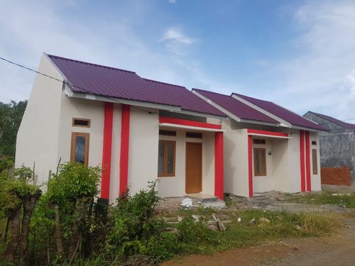 foto tampak rumah tipe 36 perumahan KML AJEE
