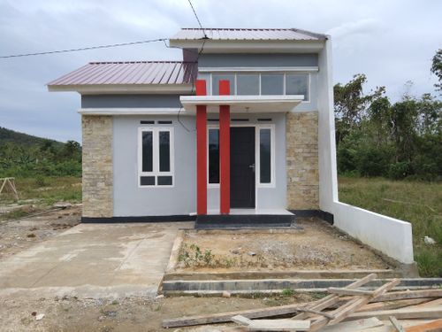 foto tampak rumah tipe 36 M2 perumahan LARA REGENCY