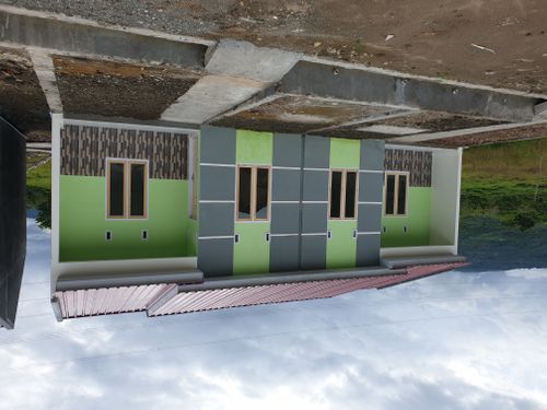foto tampak rumah tipe 36 perumahan ANINDYA RESIDENCE