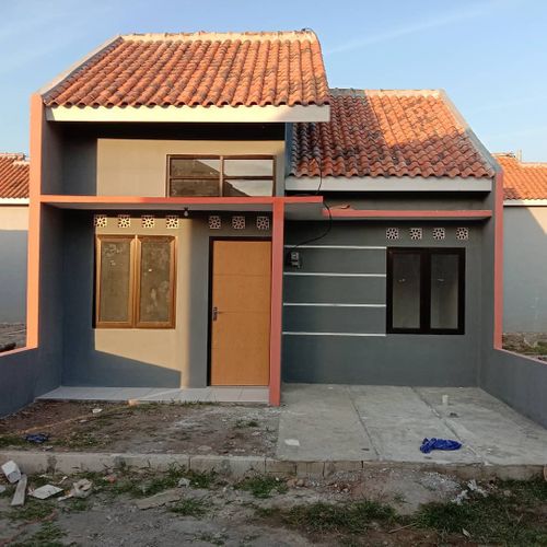 foto tampak rumah tipe 36 perumahan GREEN INDAH MAOSPATI