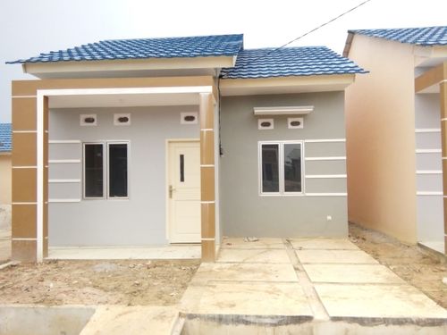 foto tampak rumah tipe 36/96 perumahan DEALOVA BAHAGIA 