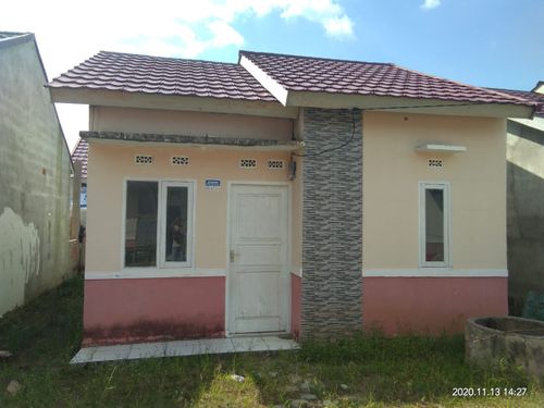 foto tampak rumah tipe 36/80 perumahan PERMATA TALANG KELAPA 2