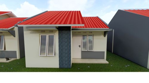 foto tampak rumah tipe 36 Subsidi perumahan SURYA DAYA RESIDENCE 2