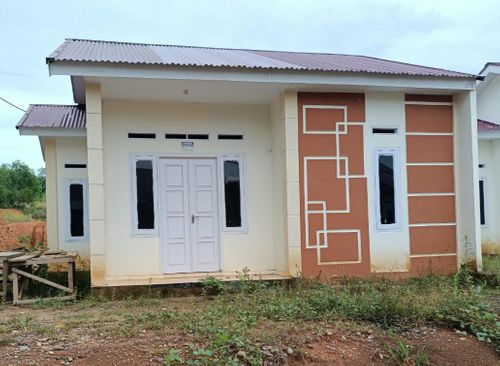 foto tampak rumah tipe GRAND RAYA KORPRI RESIDENCE perumahan GRAND RAYA KORPRI RESIDENCE