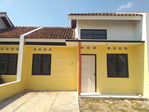 foto tampak rumah tipe 36 perumahan GREEN INDAH BANDAR