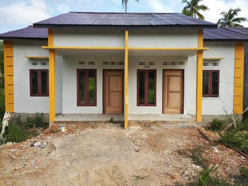 foto tampak rumah tipe 36 perumahan PINYUH PERSADA PERMAI