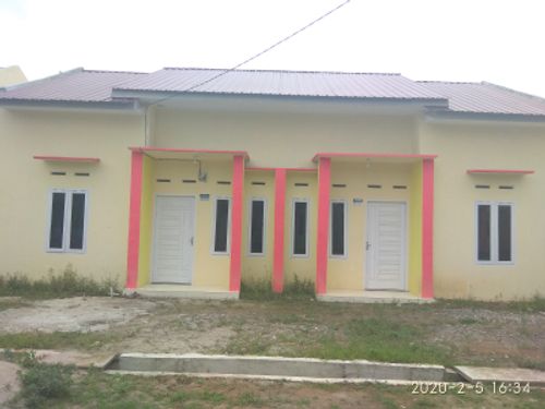 foto tampak rumah tipe 36 perumahan FAJAR PERMAI GROUP 5 