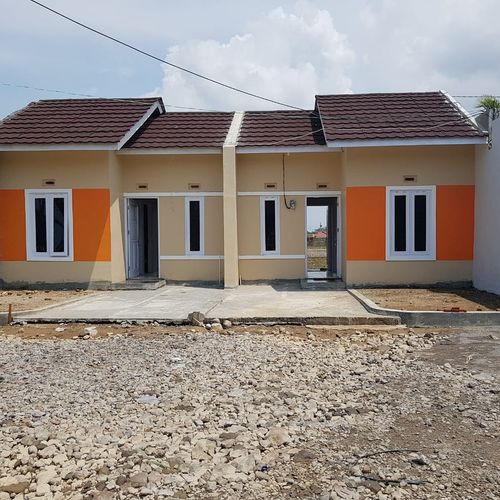 foto tampak rumah tipe 27 perumahan Avara residence 