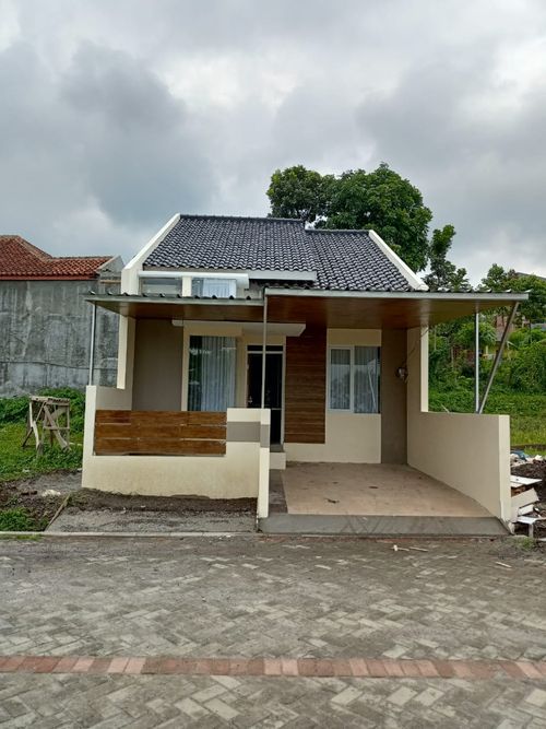 foto tampak rumah tipe 45/72 perumahan REZA ALAM RESIDENCE