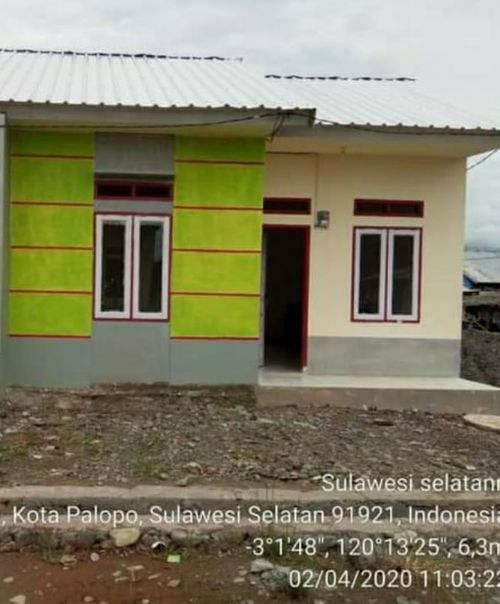 foto tampak rumah tipe 36 perumahan GRIYA SONGKA PANTAI