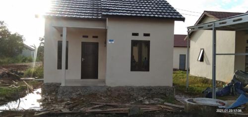 foto tampak rumah tipe 36 perumahan KOMPLEK RIFALINA INDAH