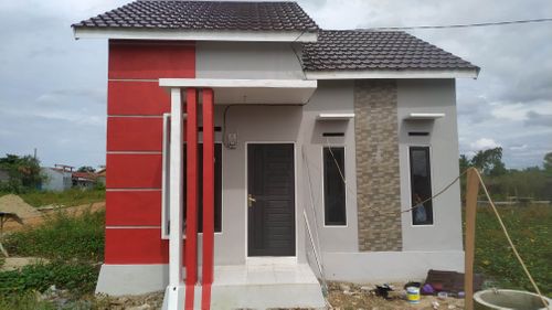 foto tampak rumah tipe rumah subsidi perumahan PONDOK RABBANI 2