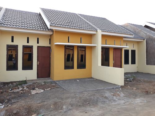 foto tampak rumah tipe Subsidi 4 perumahan Wirogunan Residence Tahap 2 dan 3
