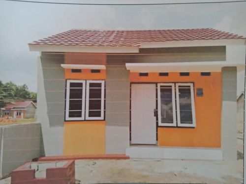 foto tampak rumah tipe 36/96 perumahan Sarjana Residence