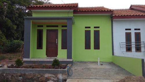 foto tampak rumah tipe 36/60 perumahan Quanta 3