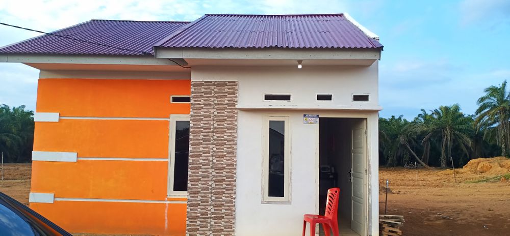 foto tampak rumah tipe 36 perumahan SUNDA KELAPA RESIDENCE