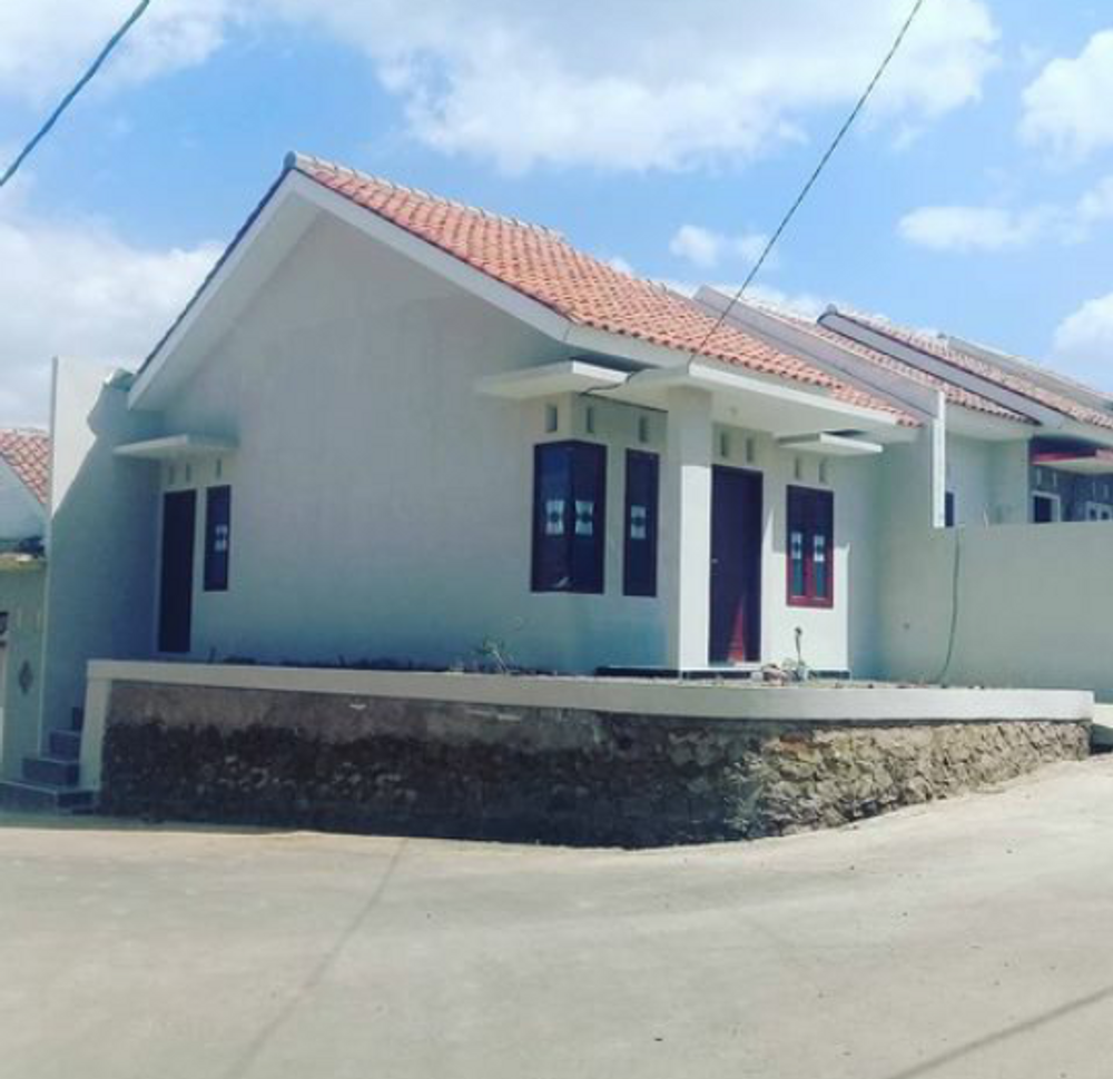 foto tampak rumah tipe 36/78 perumahan Bumi citra rajapolah