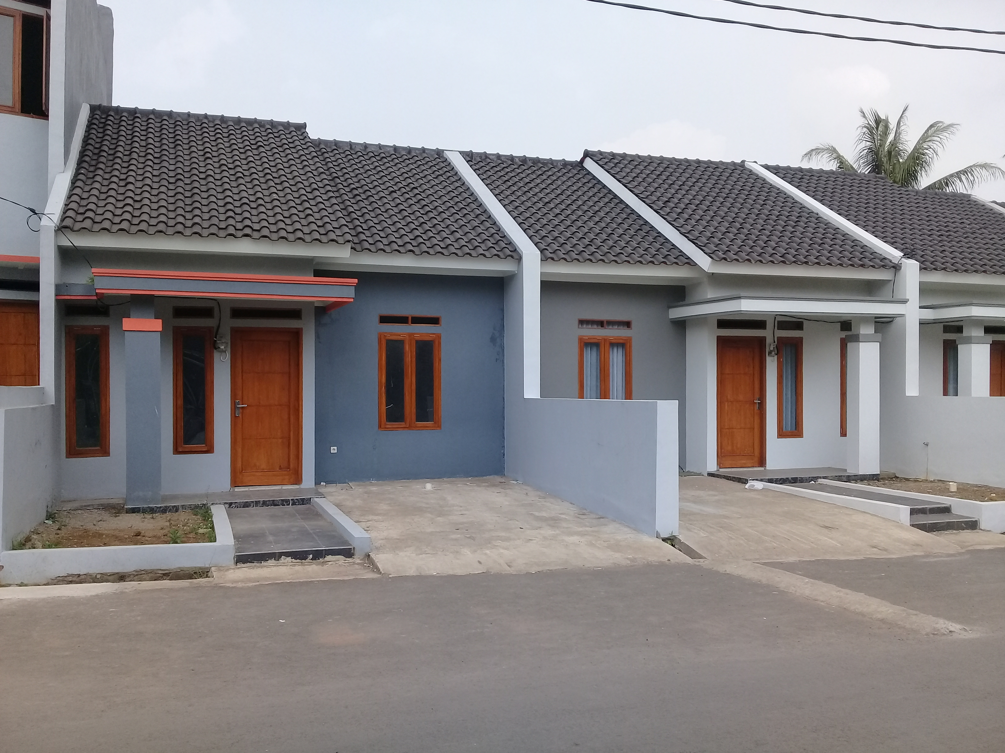 foto tampak rumah tipe 50/84 perumahan Bumi citra rajapolah