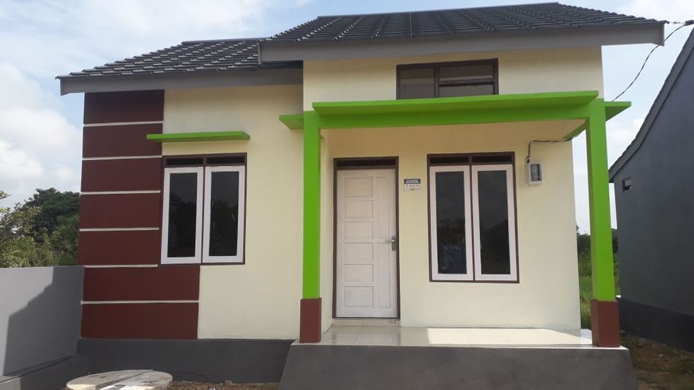 foto tampak rumah tipe 36 perumahan BERKAT SEKUMPUL INDAH