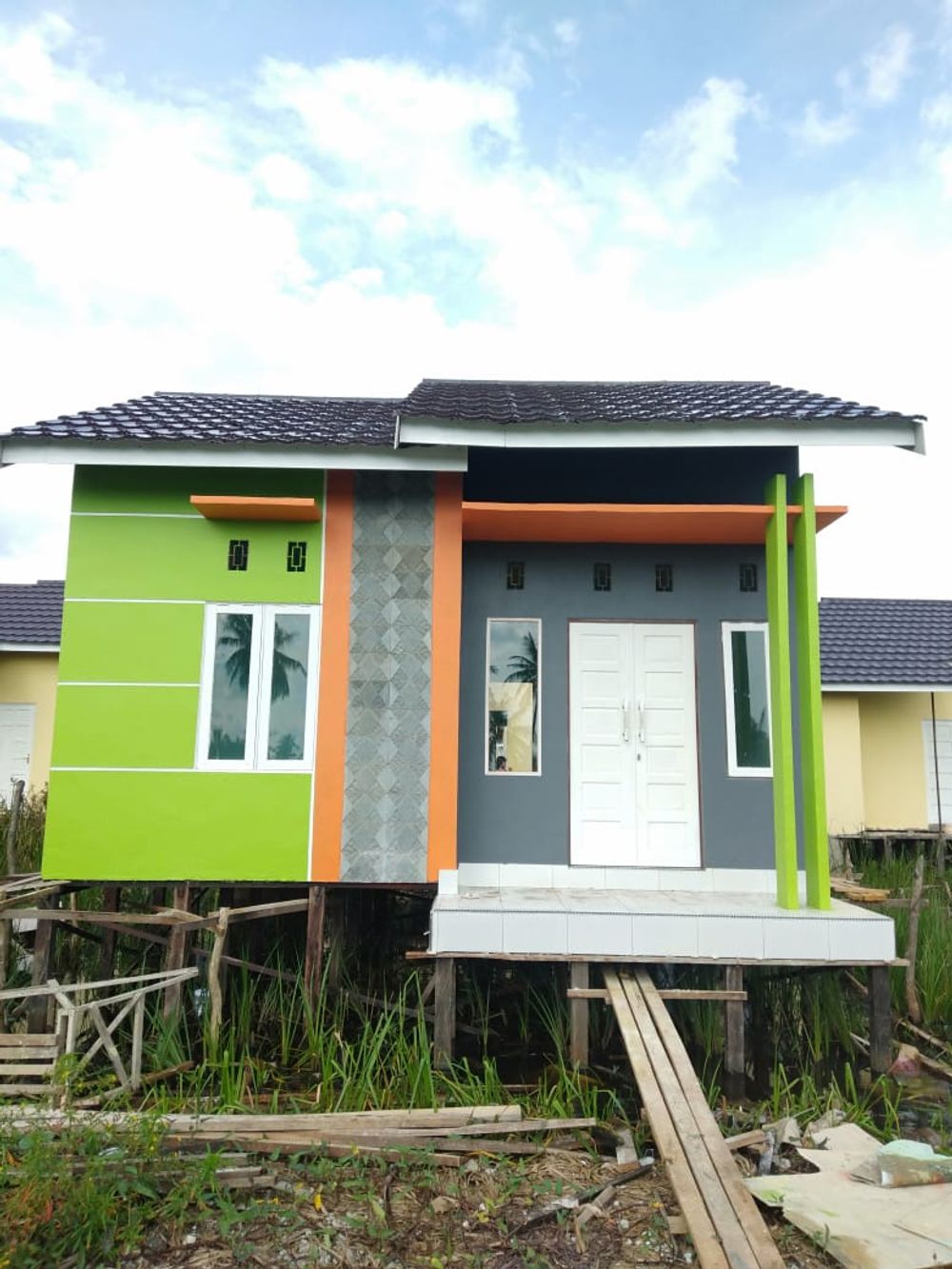 foto tampak rumah tipe 36 / 85 perumahan PERUMAHAN GRIYA PERMATA INDAH 3