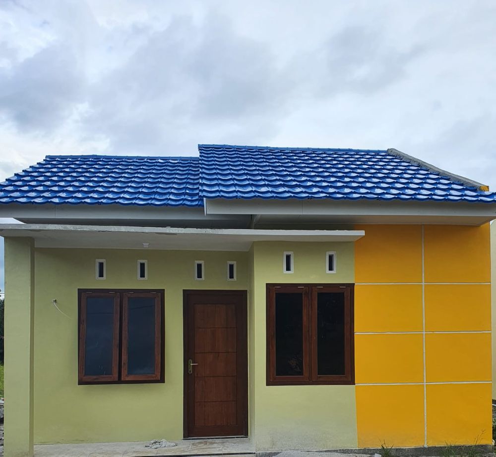 foto tampak rumah tipe 36/109 perumahan BELITUNG HIJAU 2