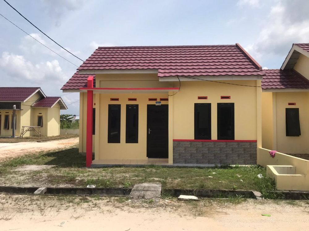 foto tampak rumah tipe 36 perumahan Andika berkah residence 2
