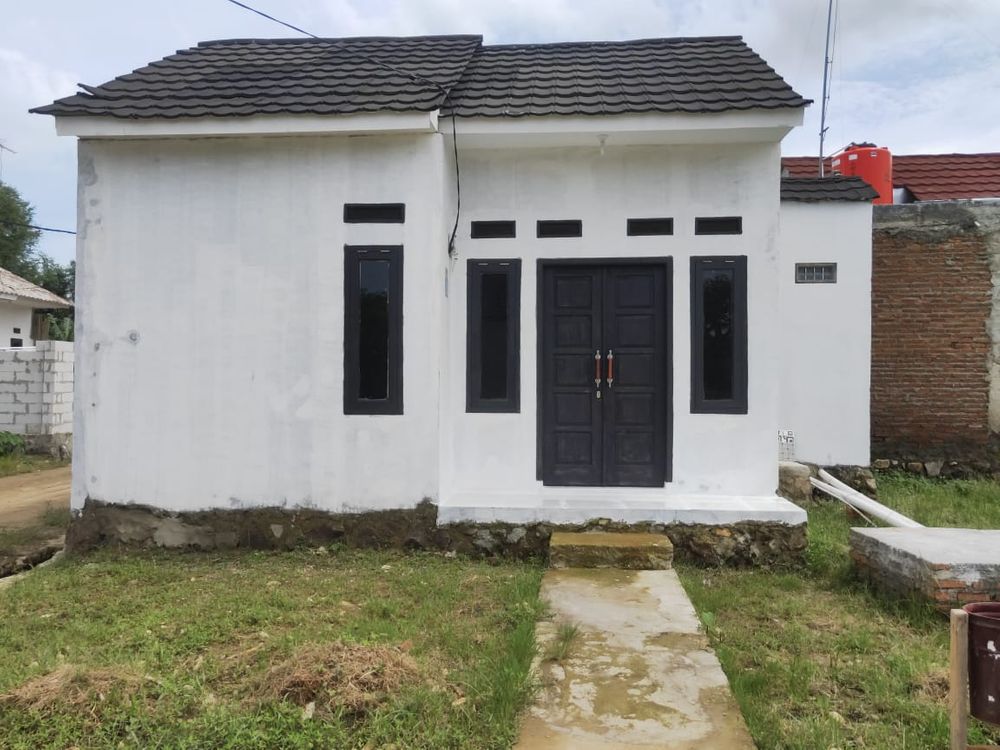 foto tampak rumah tipe 36/65 perumahan Griya Abdi Karya