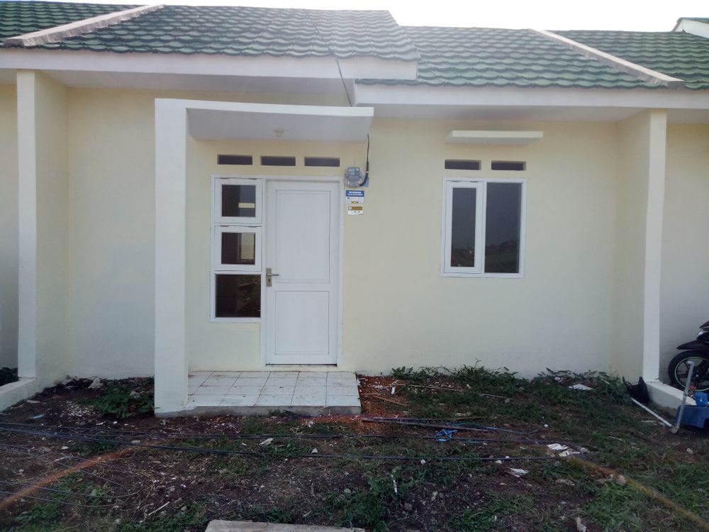 foto tampak rumah tipe 36/60 perumahan Green Patrol Residence