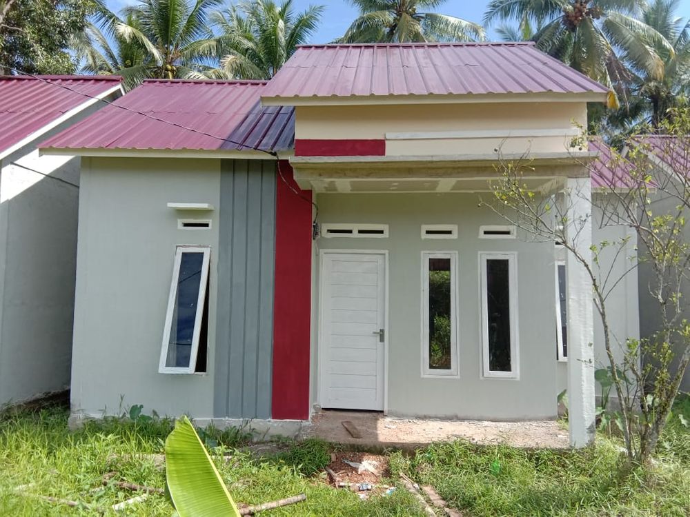 foto tampak rumah tipe 36 perumahan Lotus Permai