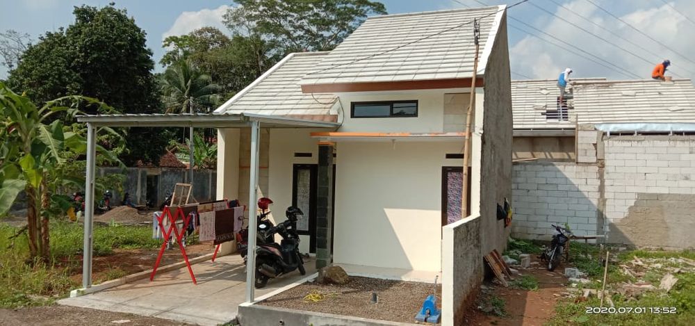 foto tampak rumah tipe 40/72 perumahan Sinar Siliwangi Regency