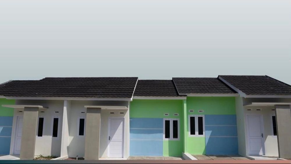 foto tampak rumah tipe Subsidi perumahan Haidar Sentosa Residence