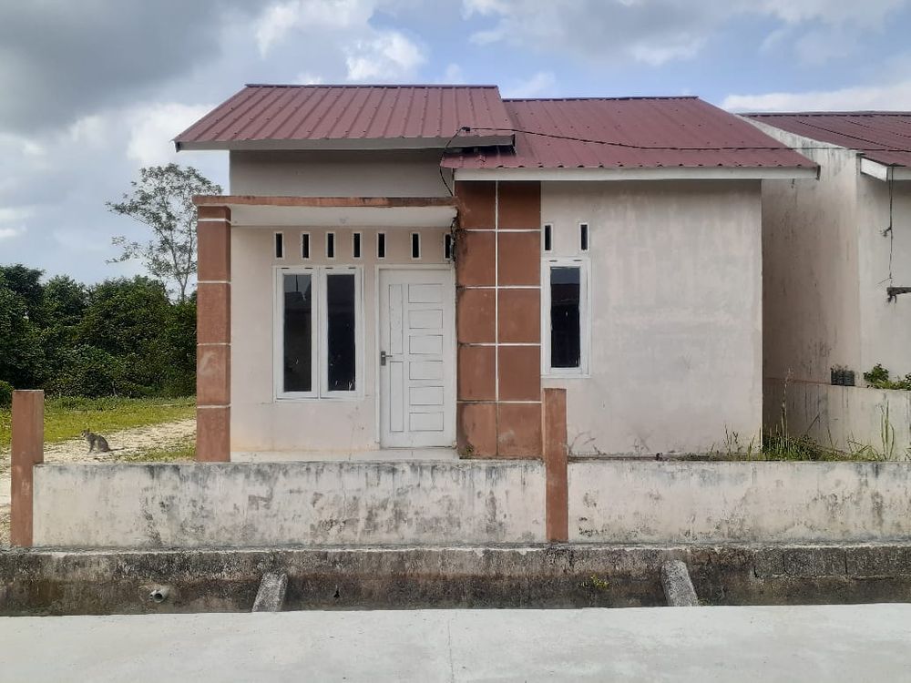 foto tampak rumah tipe 36/120 perumahan GRAHA KUALU PAYUNG SEKAKI
