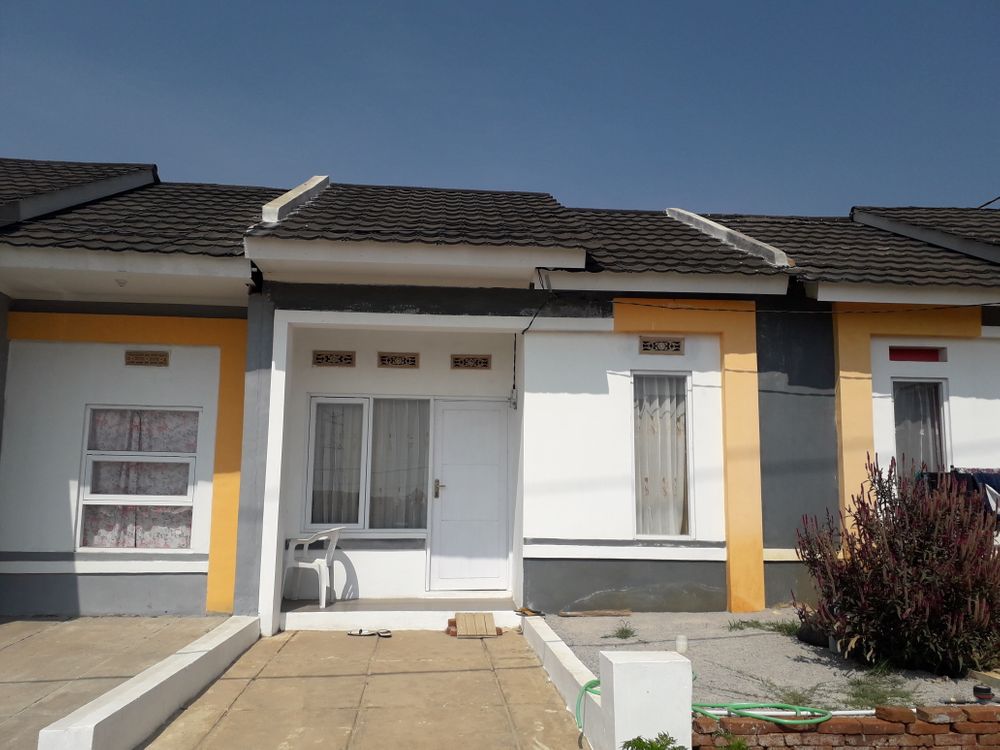 foto tampak rumah tipe 30/60 perumahan Bumi Malayu Selaras