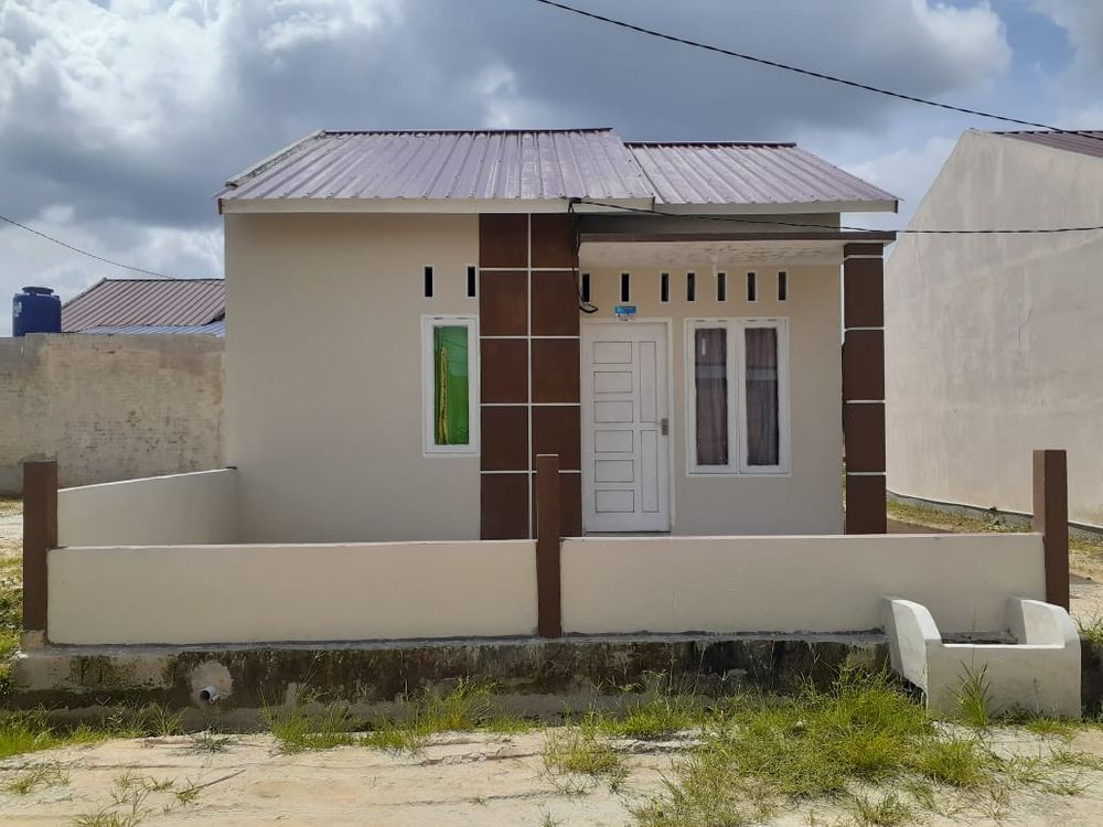 foto tampak rumah tipe 36/100 perumahan GRAHA KUALU PAYUNG SEKAKI