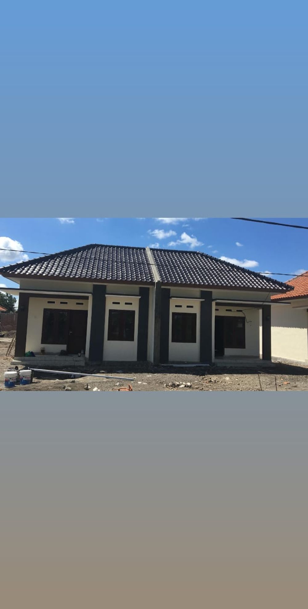 foto tampak rumah tipe 30/80 perumahan PERUMAHAN NHM DASAN BARU III