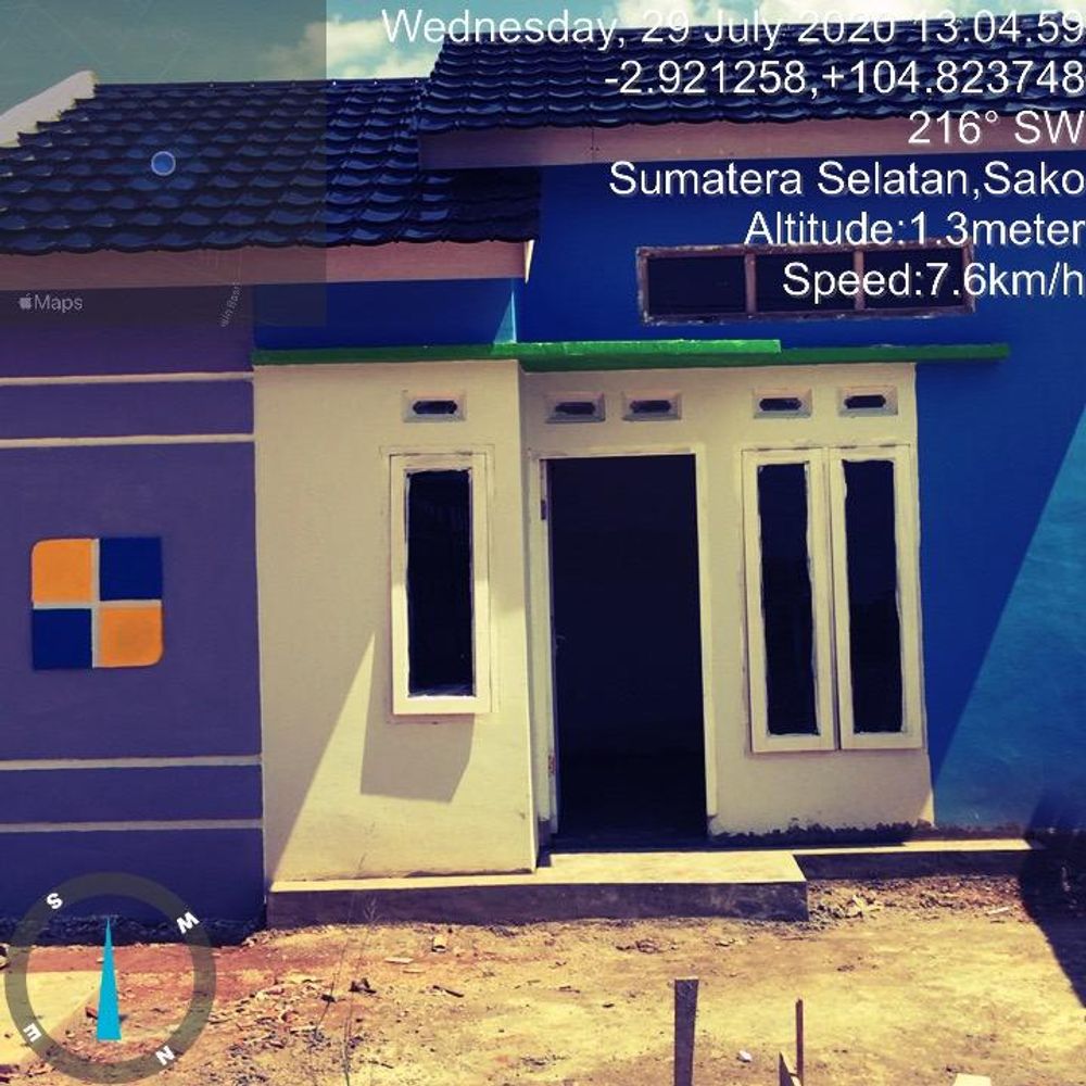 foto tampak rumah tipe 36/77 perumahan Graha Famili Ceria (perluasan)