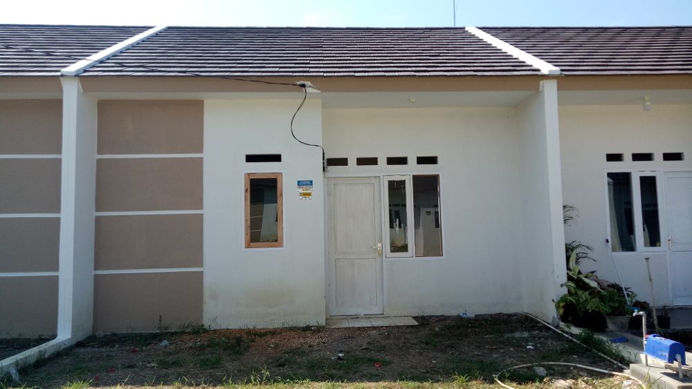 foto tampak rumah tipe 36/72 perumahan Green Patrol Residence