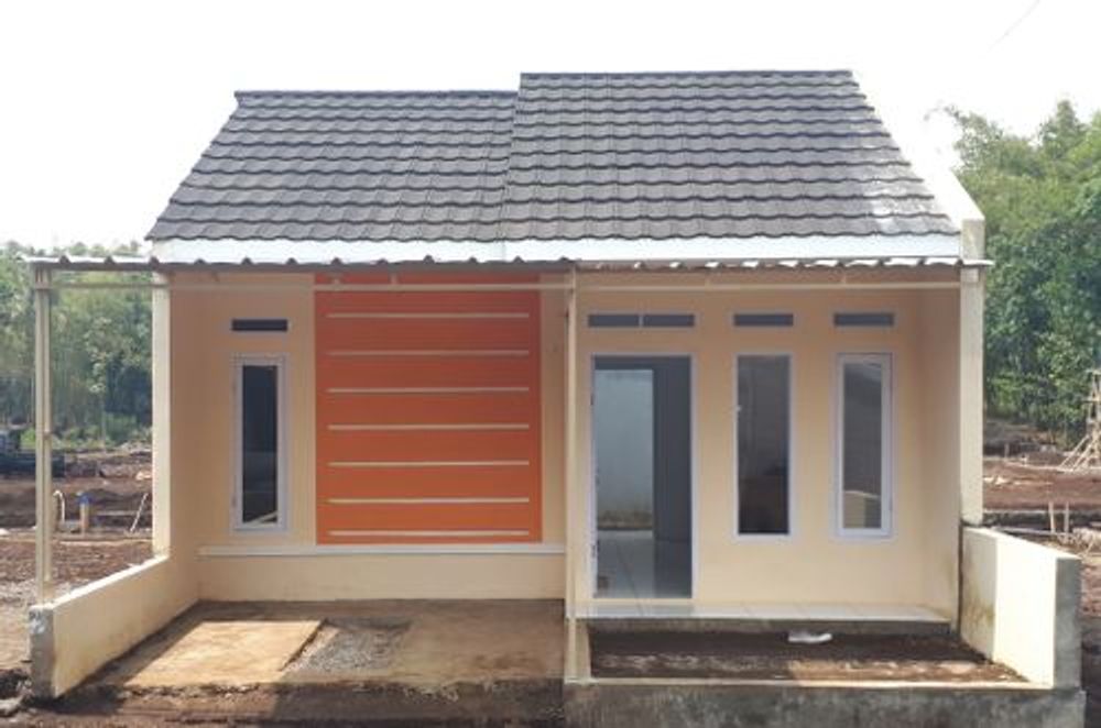 foto tampak rumah tipe 34/60 perumahan LEBAK GEDE ASRI TAHAP 3